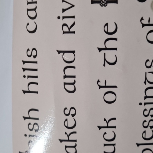 Sale! 16x20 St. Patricks Day Leprechaun Irish Blessing Watercolor‎ Oil Poster - Picture 7 of 9